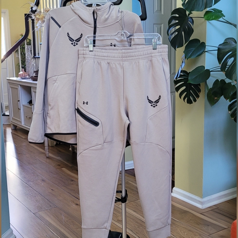 Under Armour Airforce Logo Women Tracksuit Set Size Large